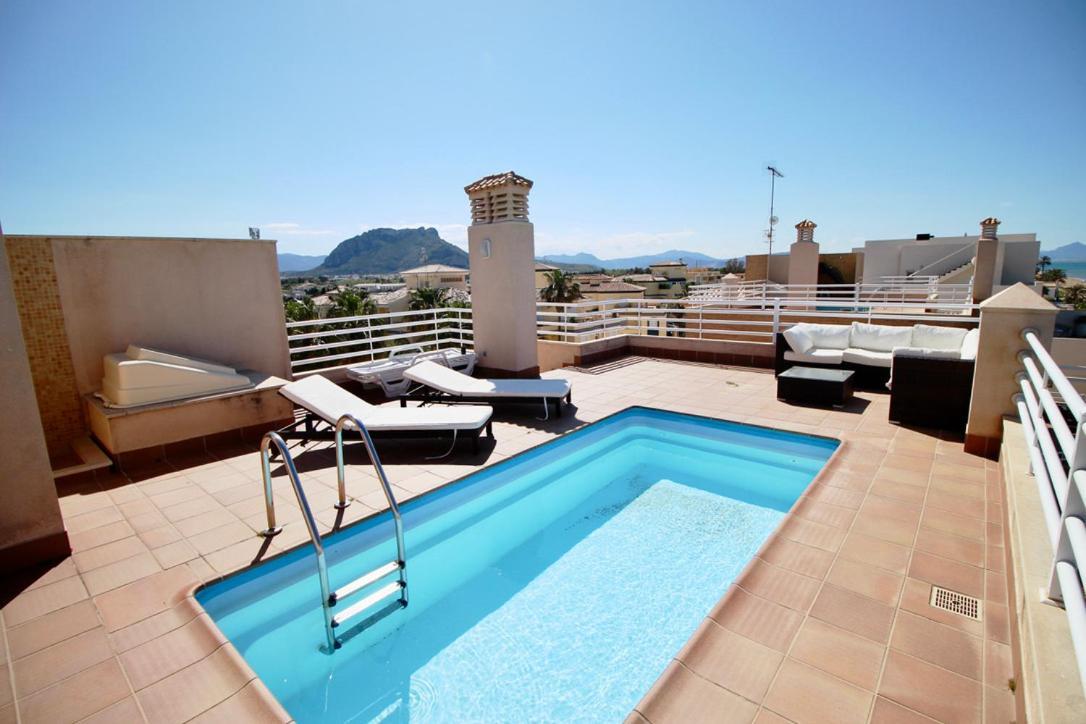 Atico Con Piscina Privada En Primera Linea Daire Denia Dış mekan fotoğraf