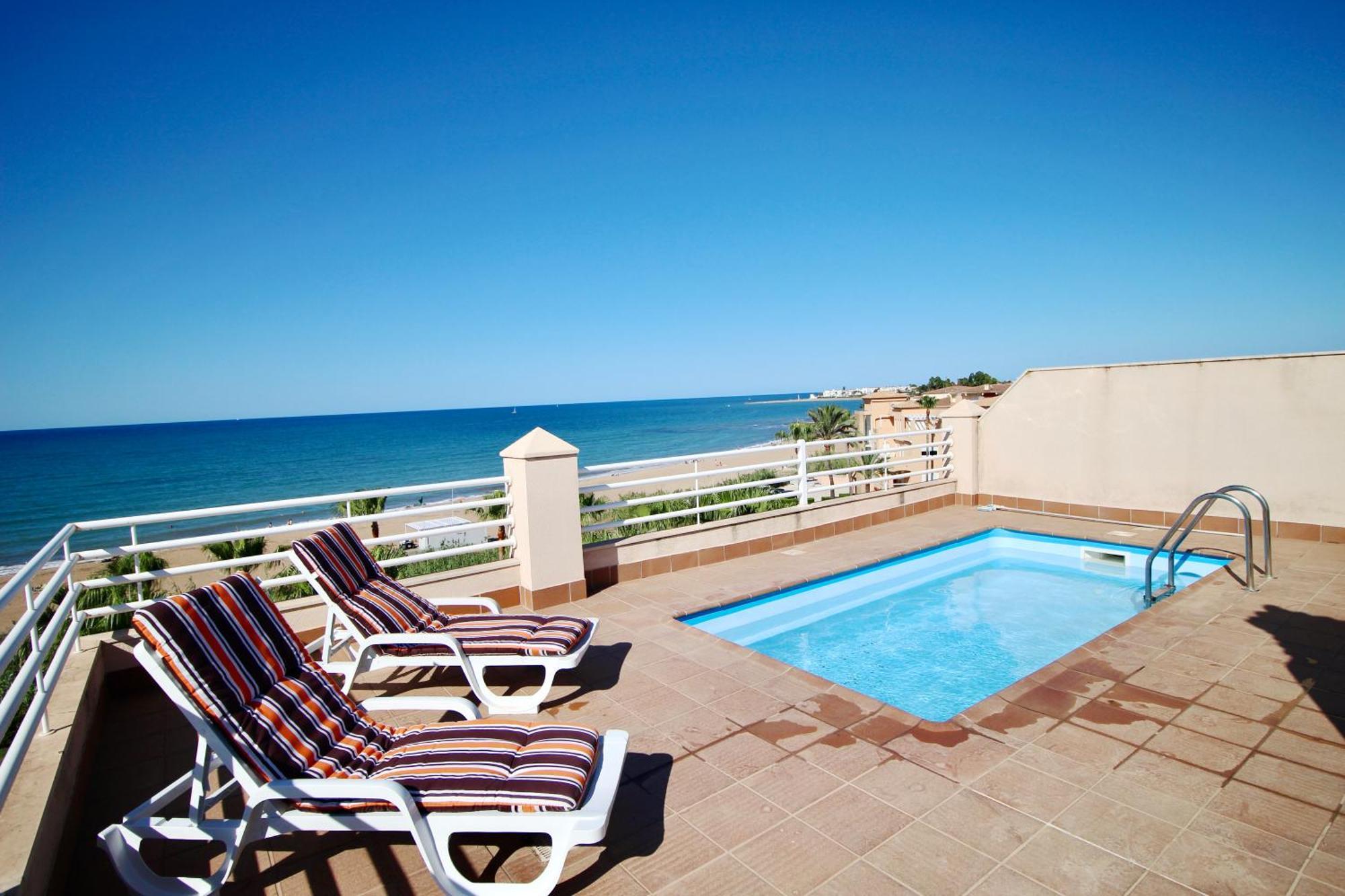 Atico Con Piscina Privada En Primera Linea Daire Denia Oda fotoğraf