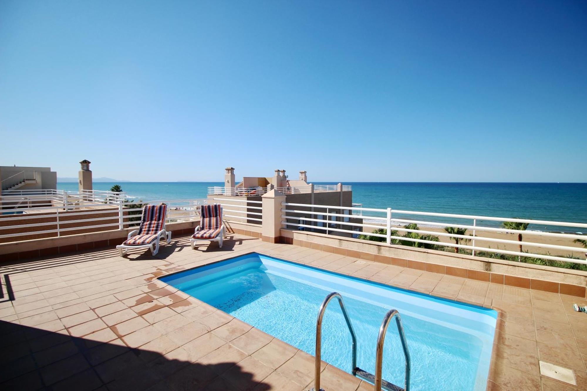 Atico Con Piscina Privada En Primera Linea Daire Denia Oda fotoğraf