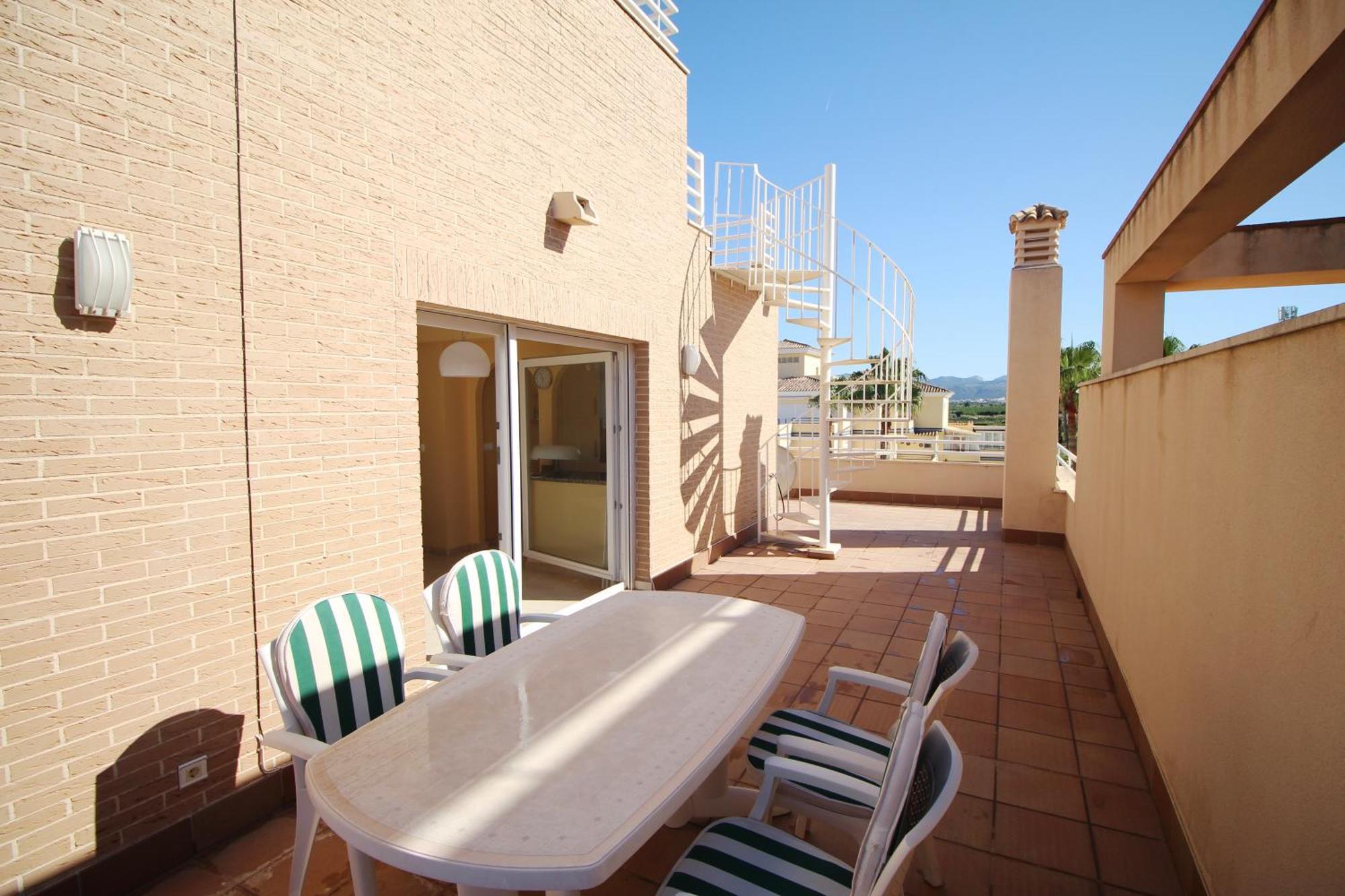 Atico Con Piscina Privada En Primera Linea Daire Denia Oda fotoğraf